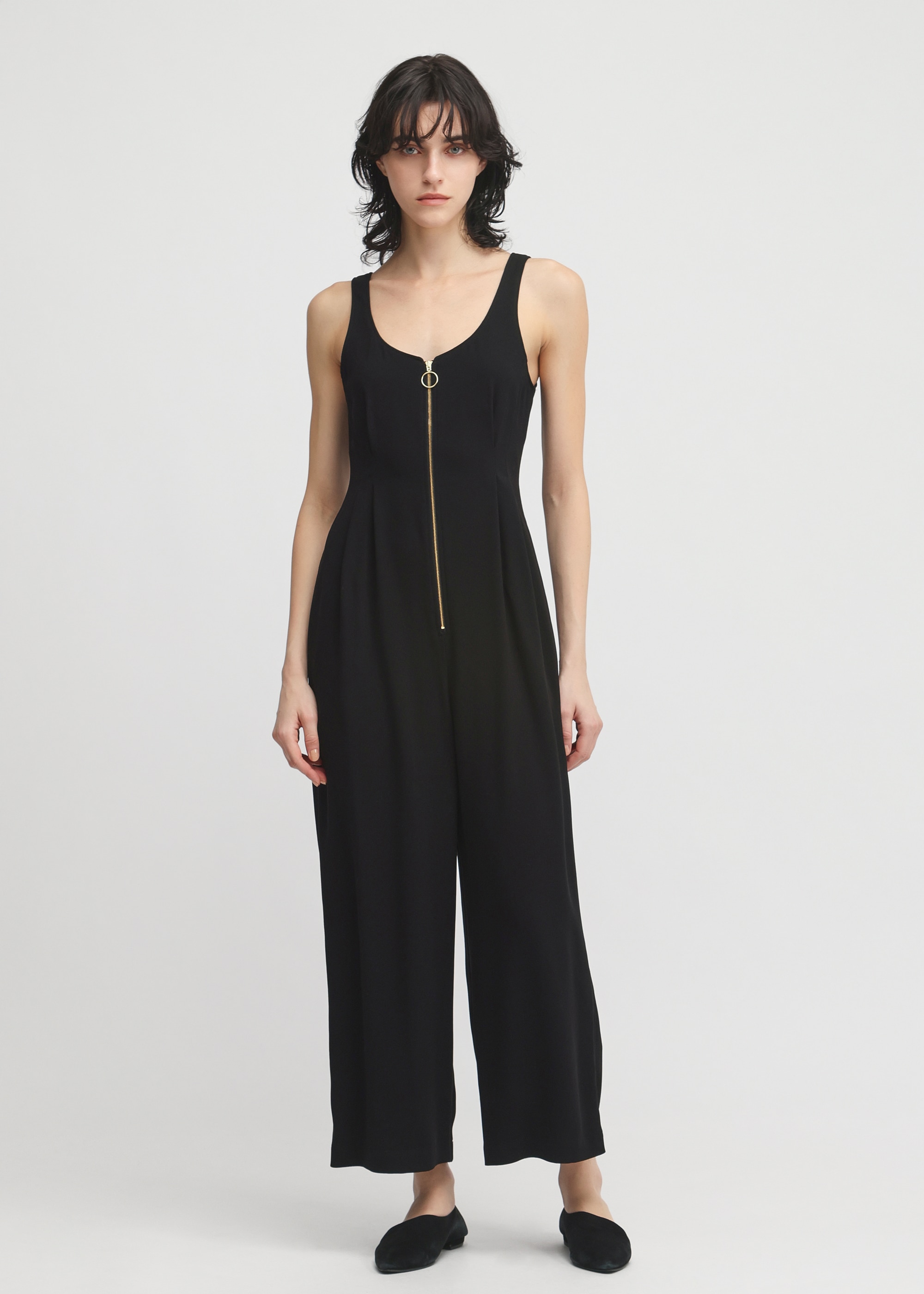 Back Satin Jumpsuits｜Greed International Official Online Shop