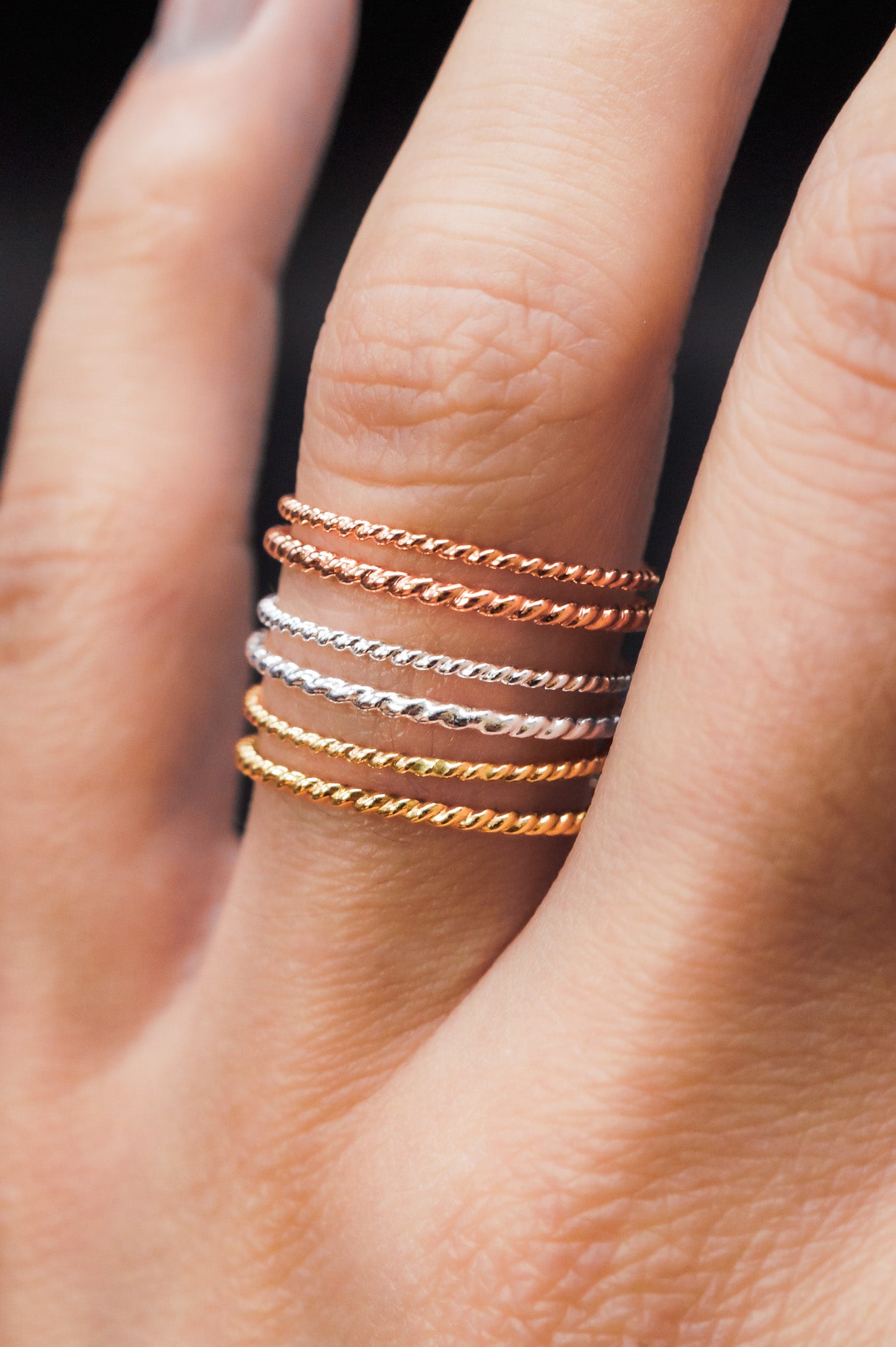 Twist Ring, 14K Gold Fill – Hannah Naomi Jewelry