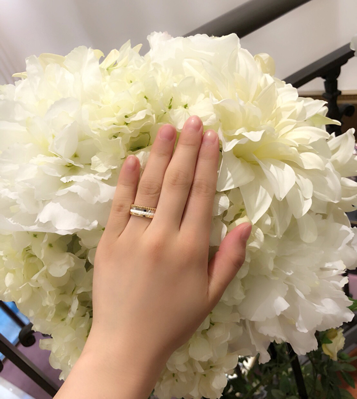BOUCHERON ブシュロン キャトル ホワイト リング スモール | ハラダ