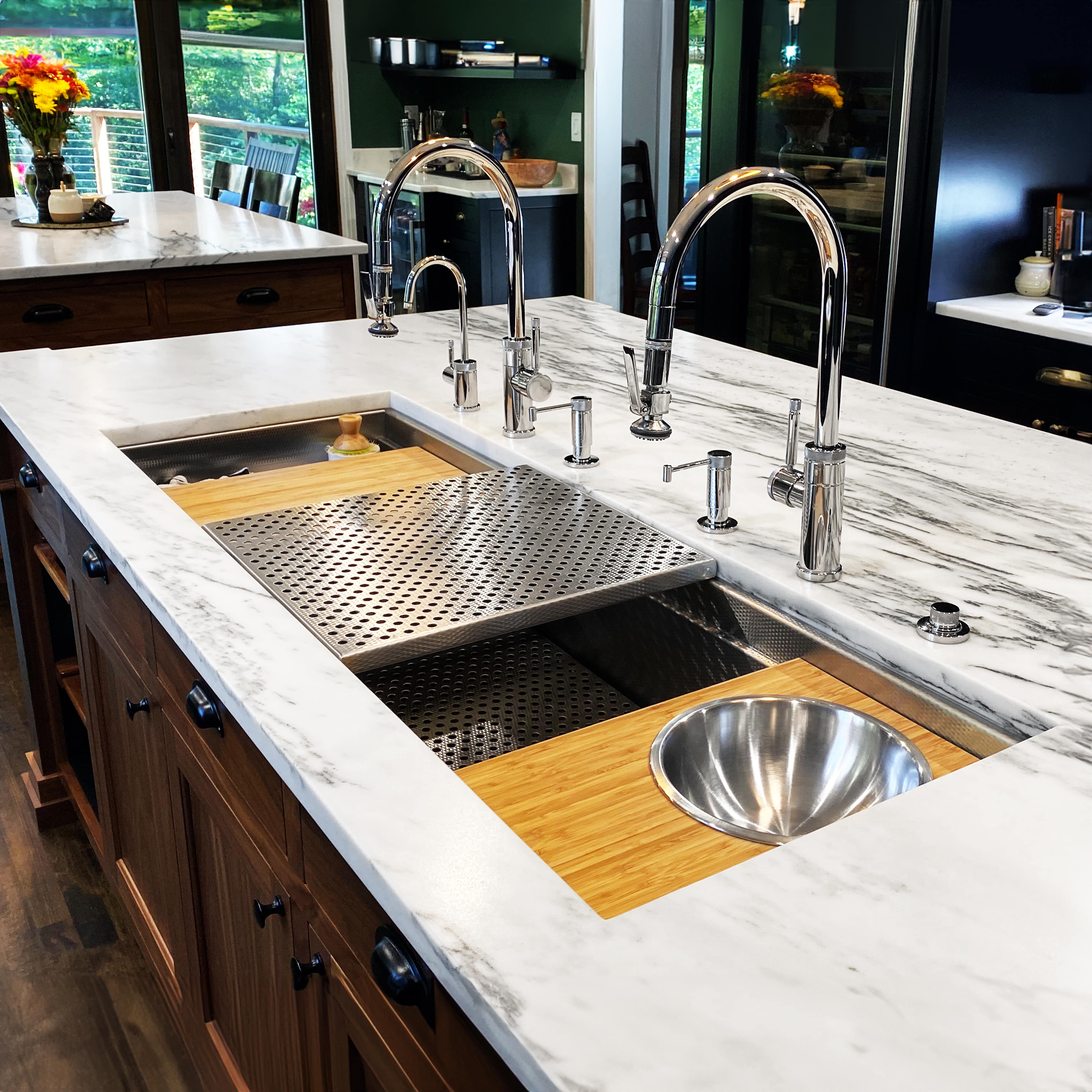 Eclipse Dual-Tier Sink - USA Made Stainless Steel - Havens