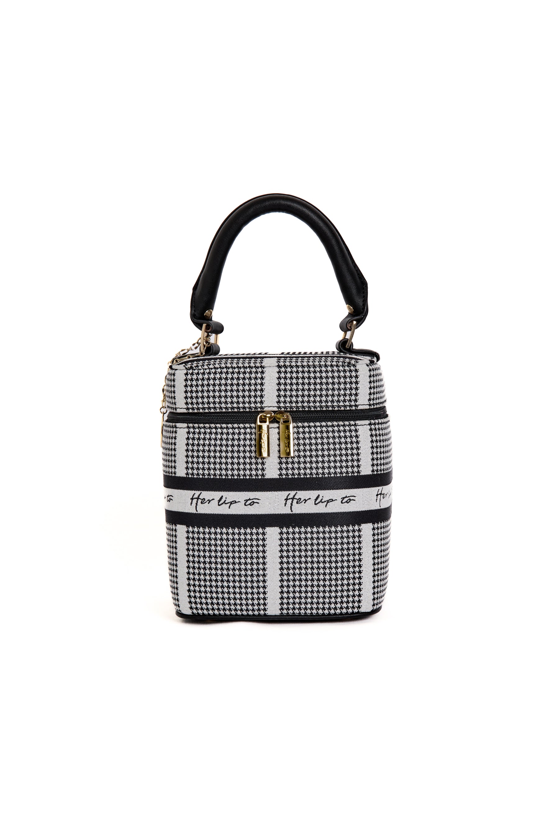 herlipto バニティバッグ 2024 シルバー herlipto ◼︎ HLT Jacquard