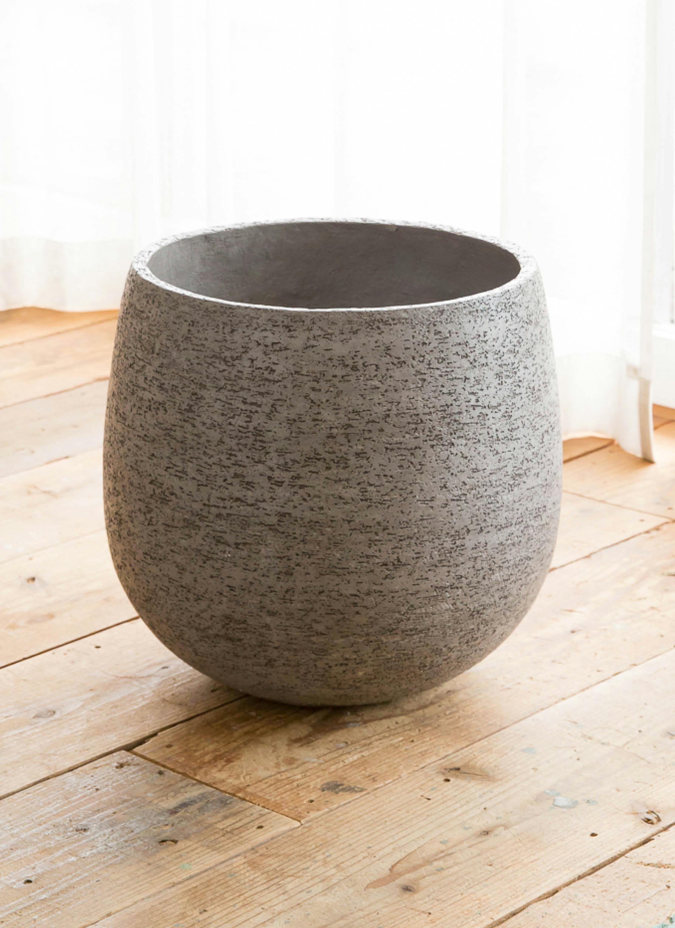 鉢カバー Eco Stone（エコストーン） 10号鉢用 Gray #stem F1807 | 鉢