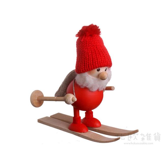 NORDIKA nisse ノルディカ ニッセ クリスマス 木製人形（スキーをして