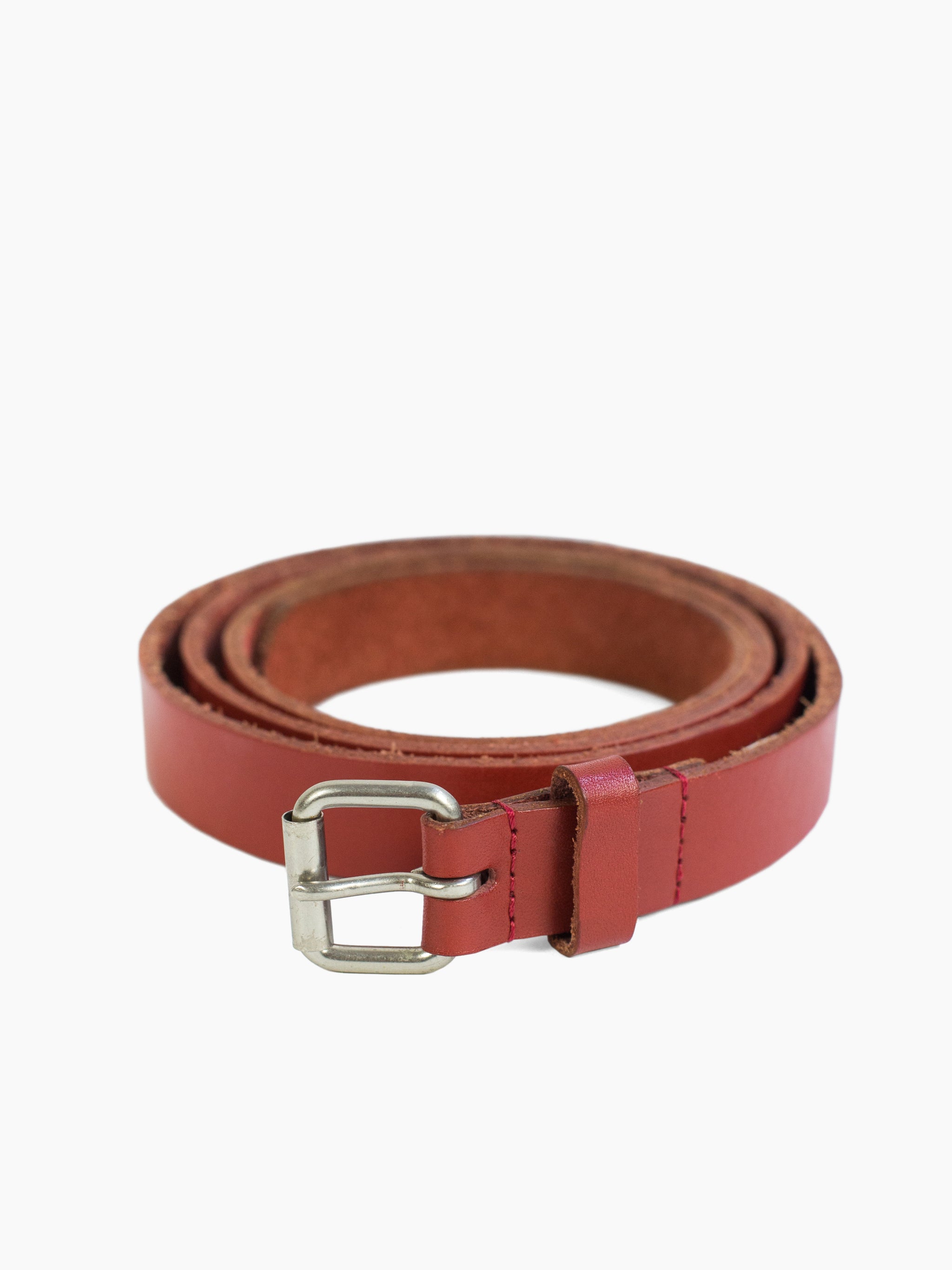 Comme des Garçons Homme Plus Red Leather Belt – HUIBEN