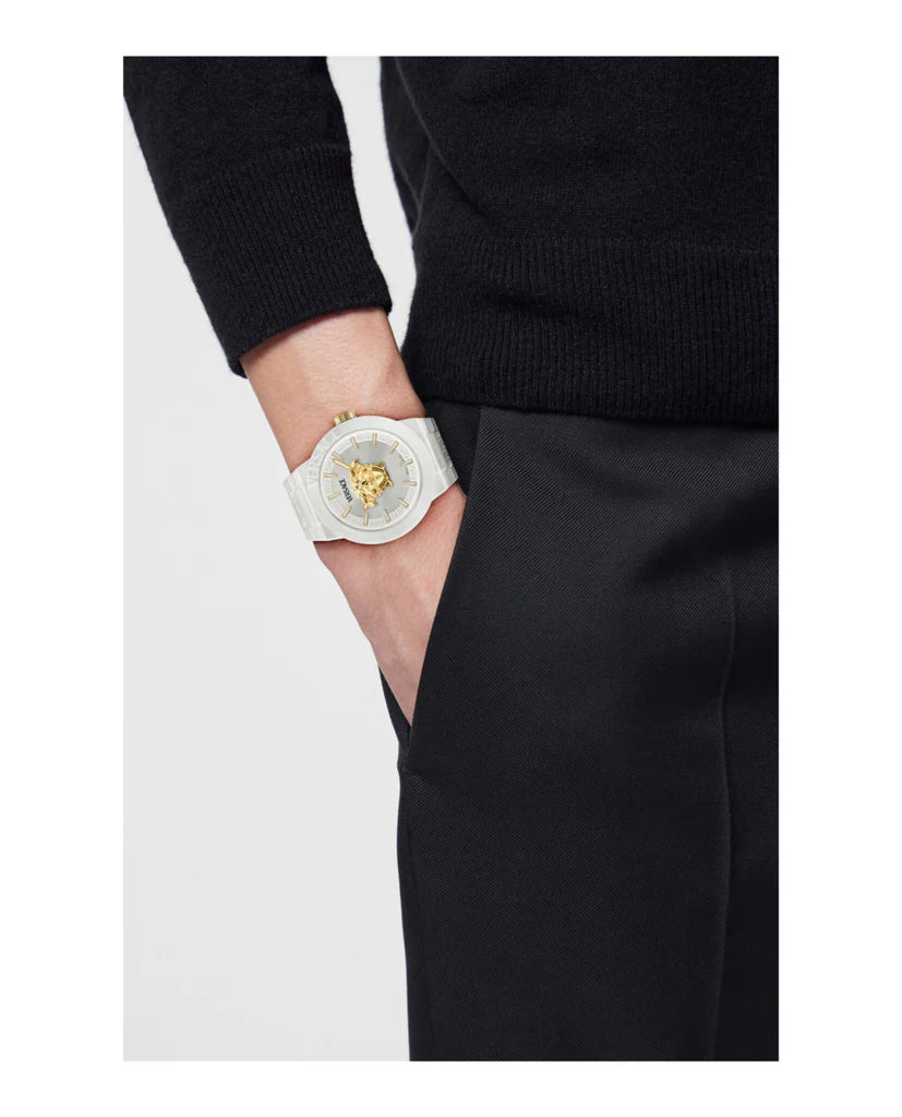 Versace White V-Pop Silicone Watch – ICETIME LUXE