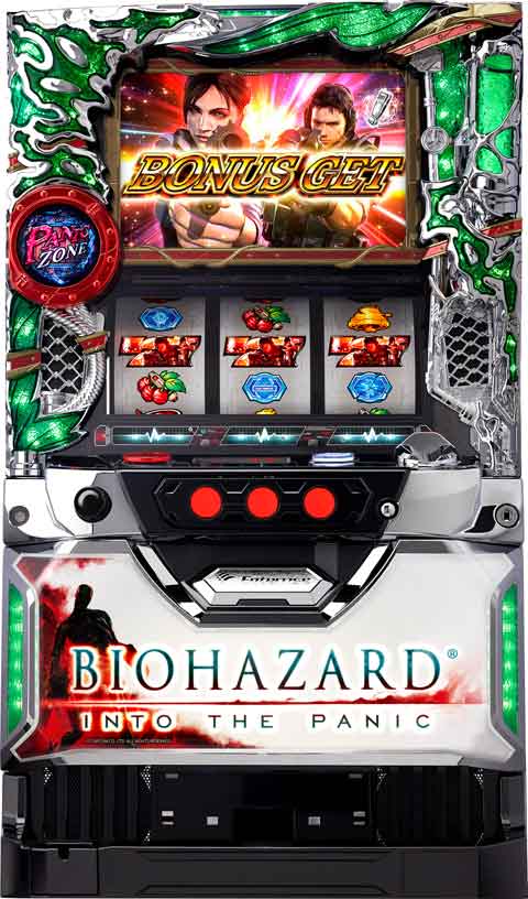 BIOHAZARD INTO THE PANIC パチスロ スロット 機械割 天井 初打ち 打ち