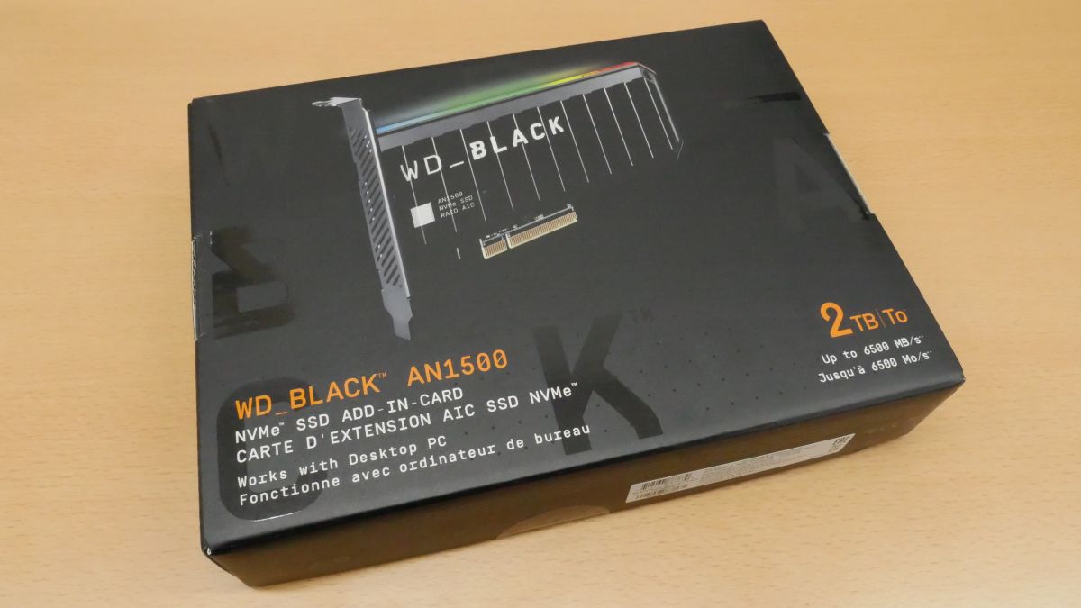 ゲームにもストレージにもぴったりな最大6500MB/秒のアドインカードSSD