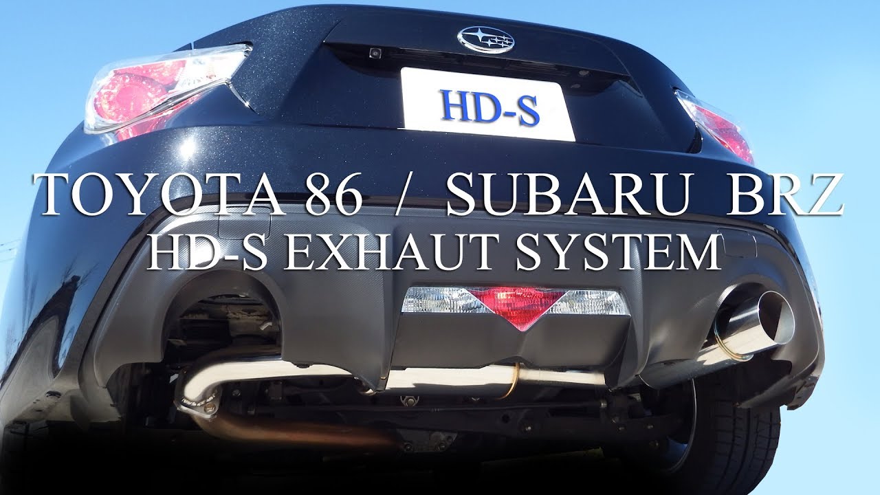トヨタ 86 スバル BRZ 競技用マフラー 右片側出し HD-Sマフラー ZN6