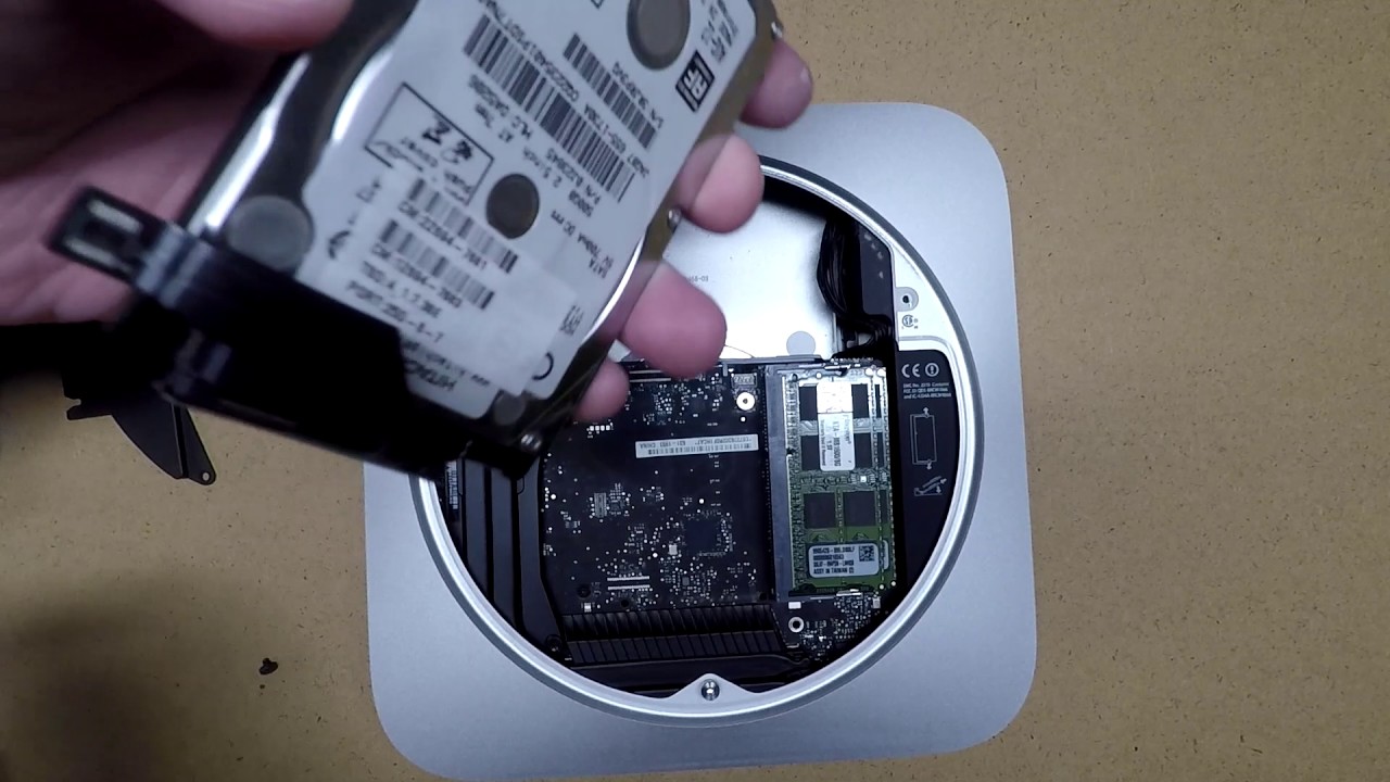 Late-2012 Mac Mini (SSD) Hard Drive Upgrade How To - YouTube
