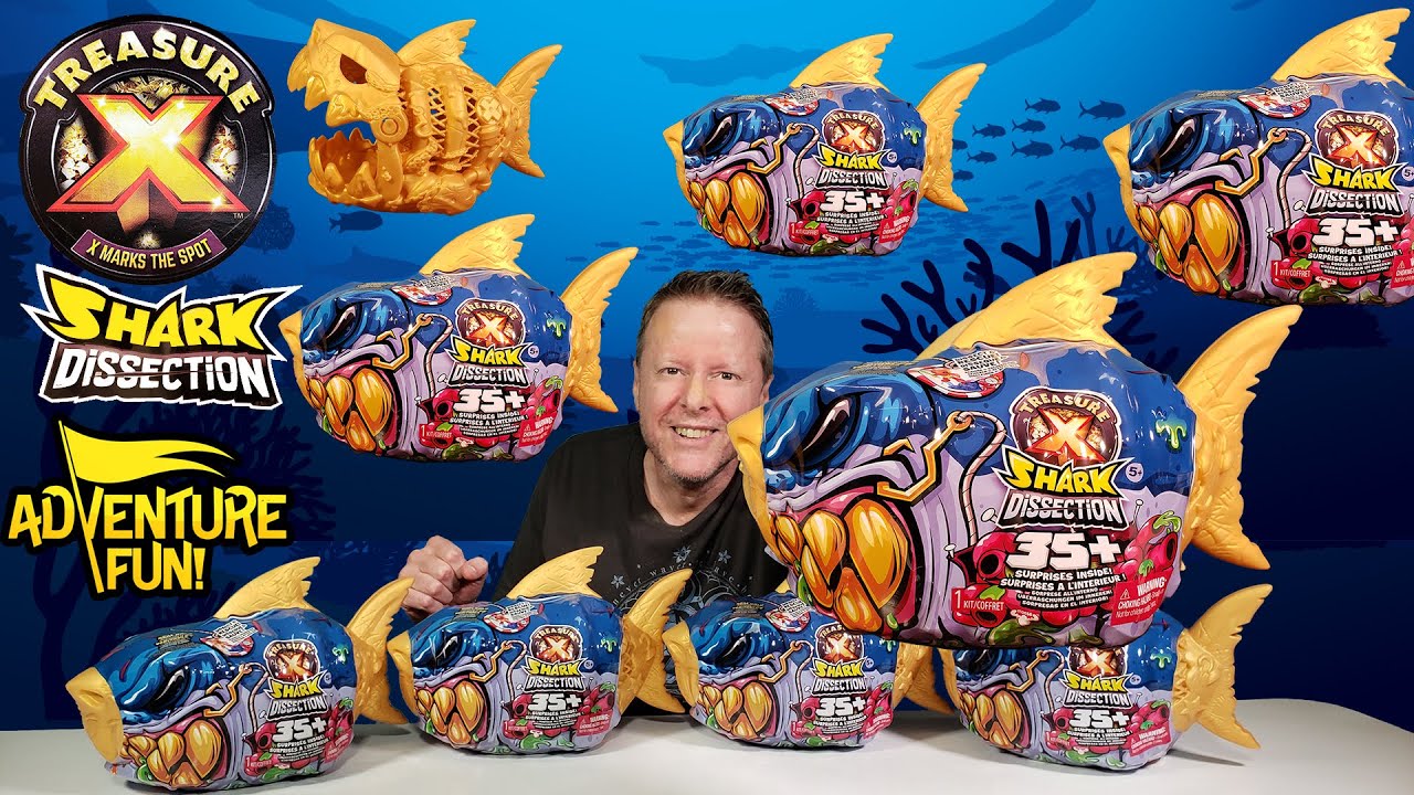 Treasure X Gold “Shark Dissection” 35+ Surprise Treasures