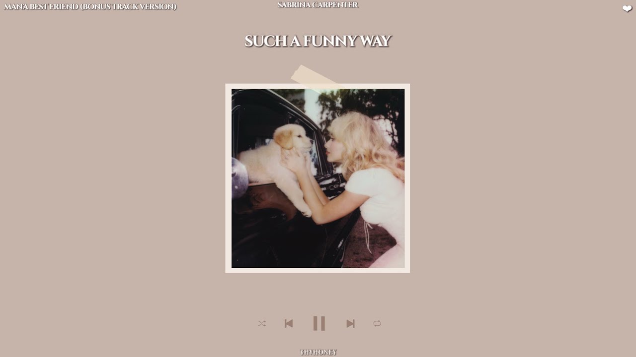 sabrina carpenter - such a funny way (slowed + reverb) - YouTube