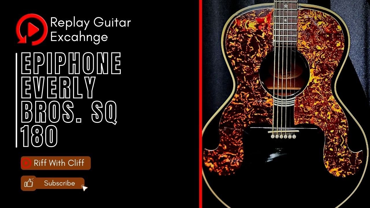 Epiphone Everly Brothers SQ180 - YouTube