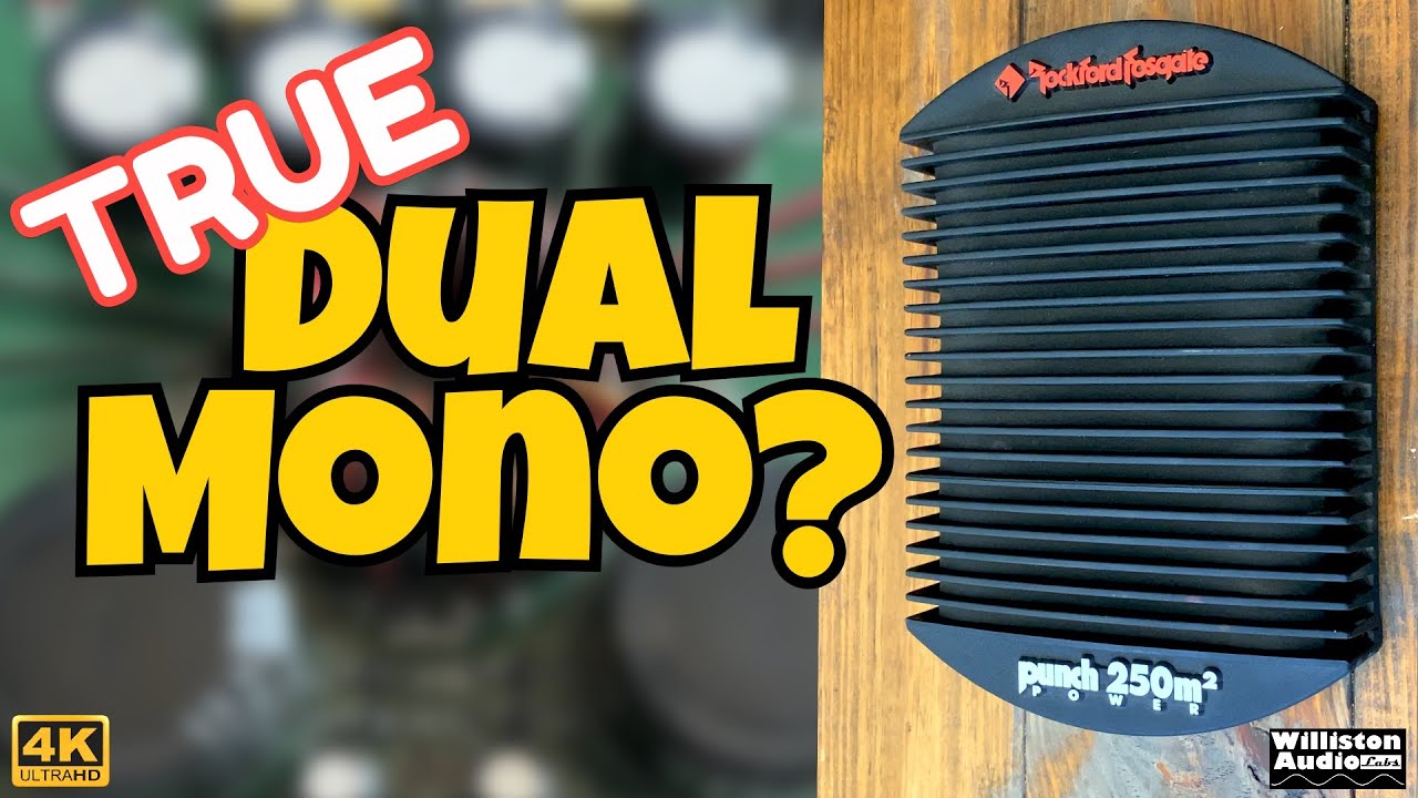 1995 Rockford Fosgate Power 250m2 Amp Dyno Test and Review - YouTube