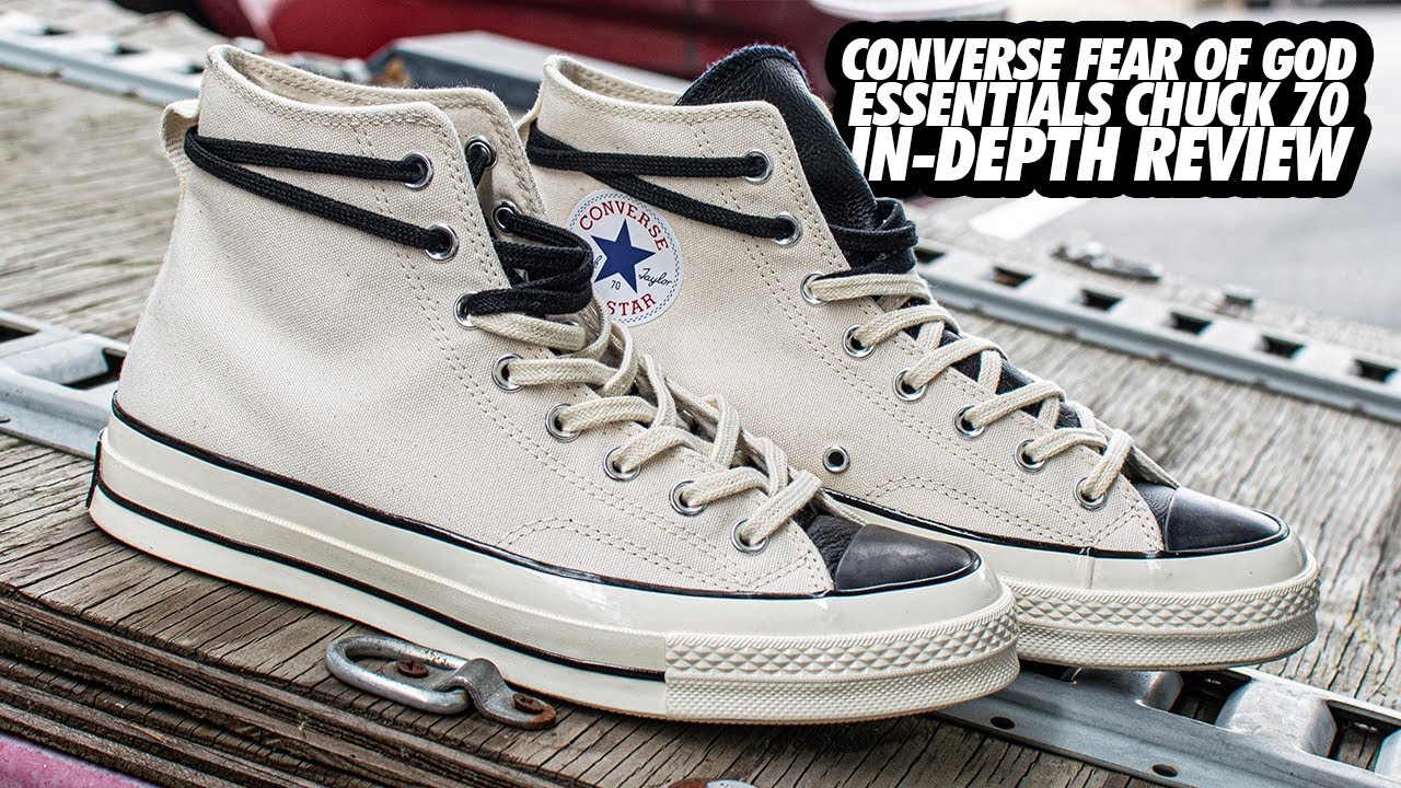 FEAR OF GOD ESSENTIALS 2020 CONVERSE CHUCK 70! IN-DEPTH REVIEW