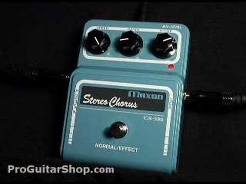Maxon CS-550」レビュー！Char監修のアナログコーラスエフェクター