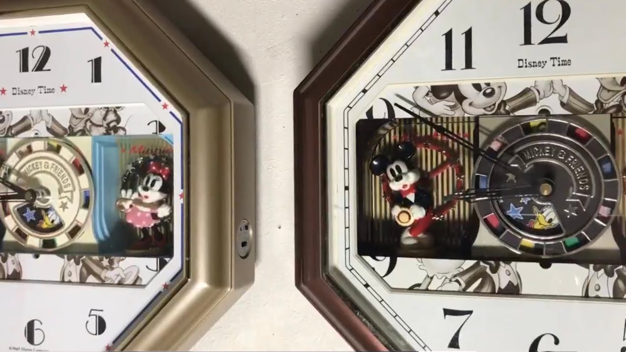 SEIKO Disney Time からくり時計FW695G×FW523B & FW668B×FW505L の