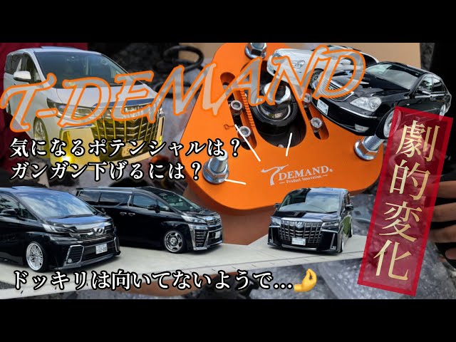 アルファード】ドッキリ不発？！T-DEMAND車高調取付！OAGアルヴェル