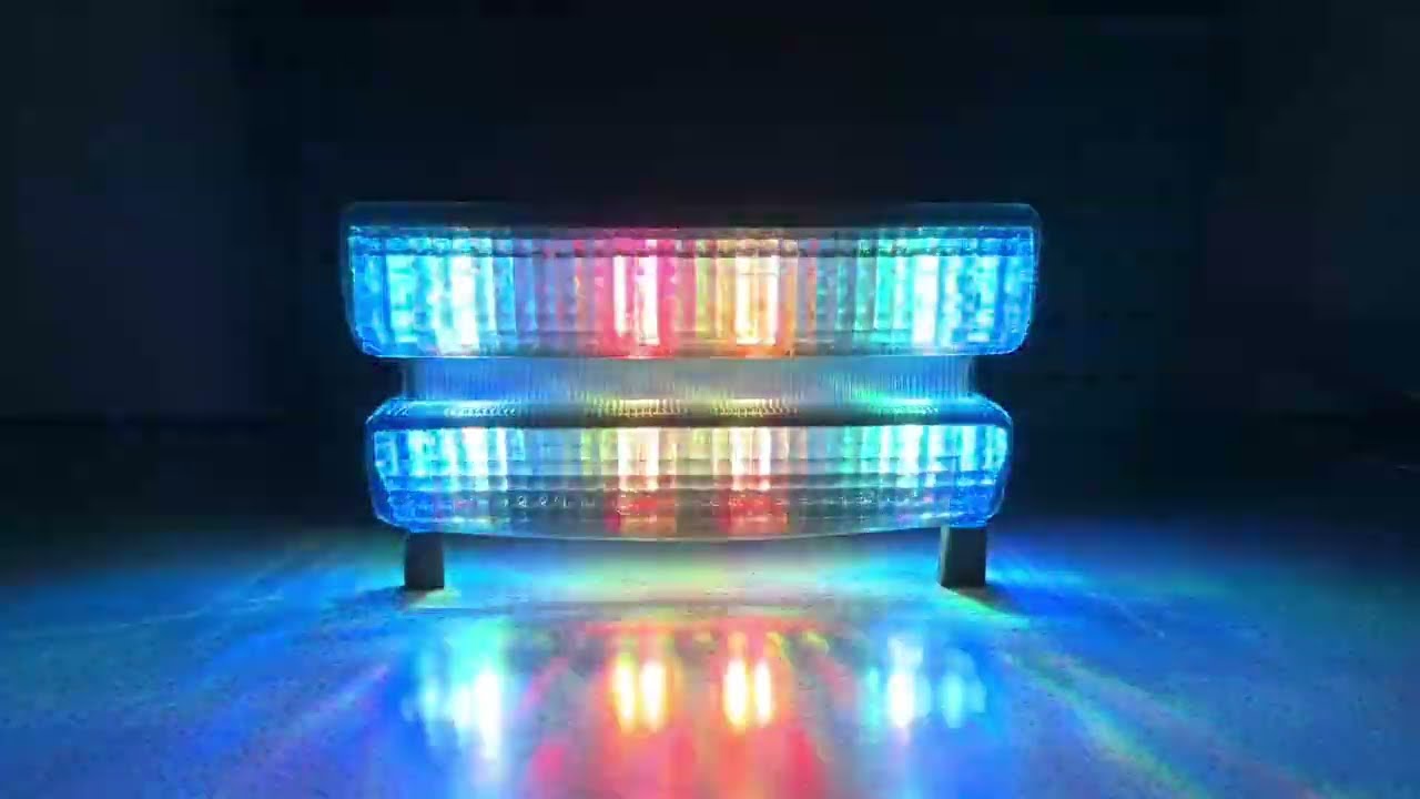 XJR400(4HM) RGB☆流れるテールランプLEDユニット☆超爆光44発!動画