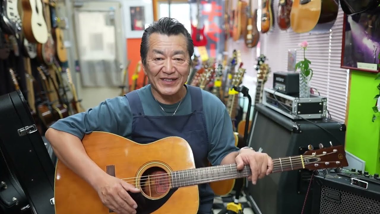 YAMAHA FG-180 赤ラベル 1971年製 - YouTube
