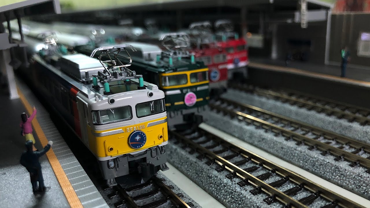KATO 3066-A EF81 カシオペア色 仙后座號寢台列車 - YouTube