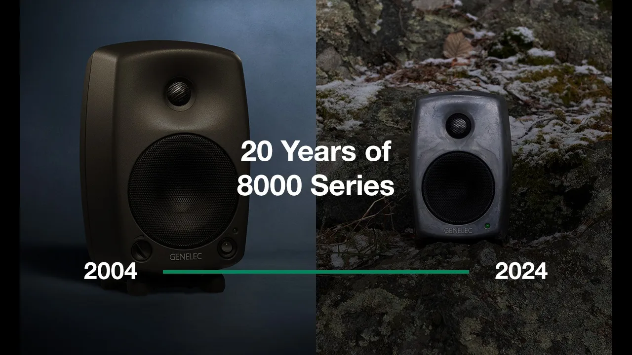 Genelec 8010A 2-Way Active Studio Monitor - Mystic Black, Single