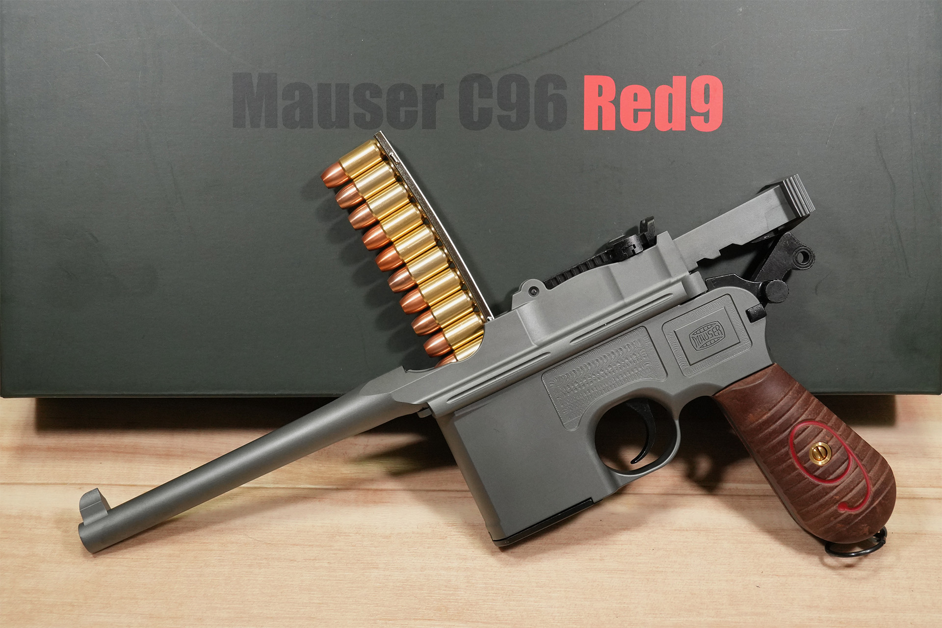 9ハンドメイド1/3.7サイズモーゼルc96 9様専用ハンドメイド1/3.7
