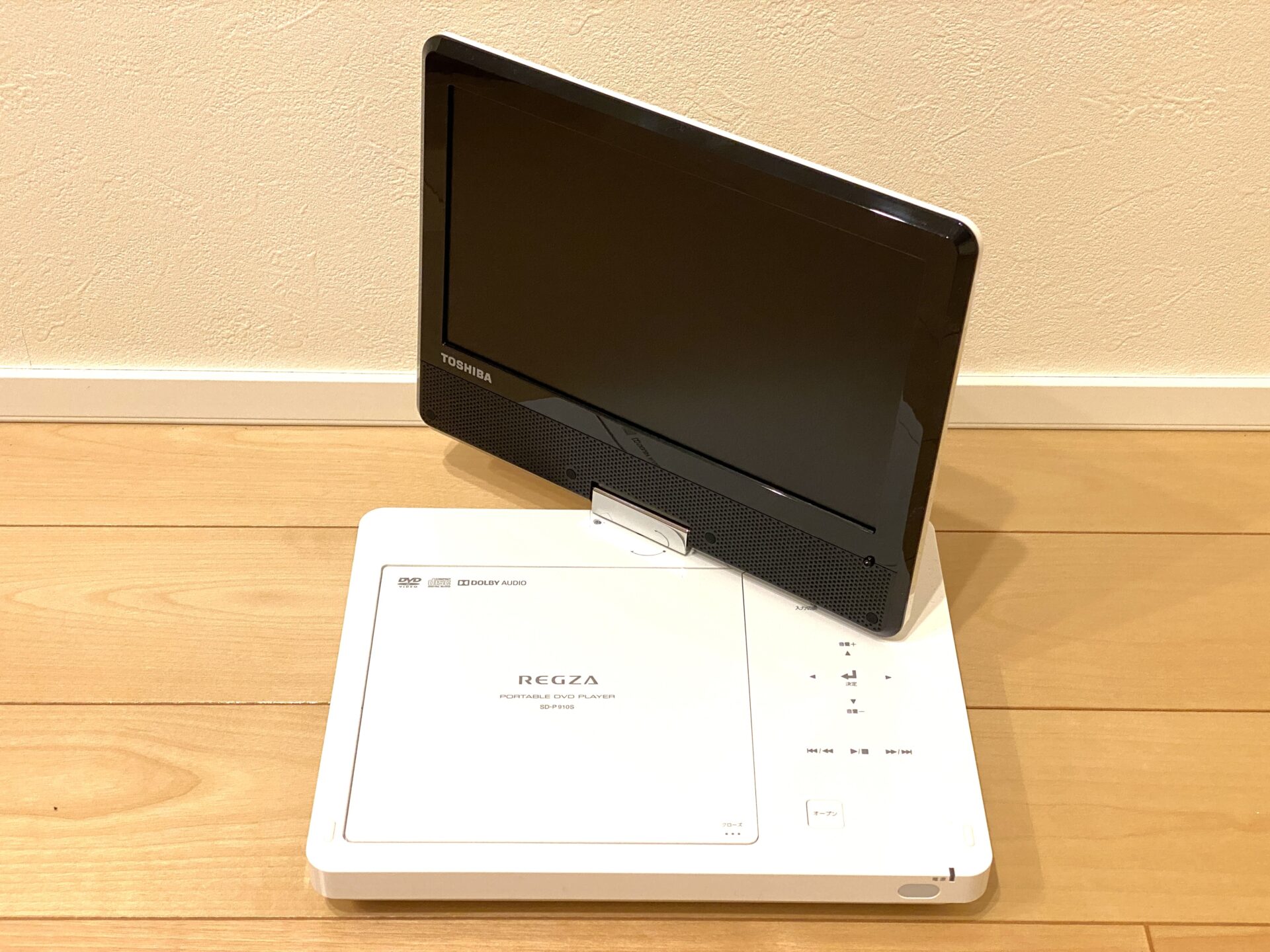 TOSHIBA REGZA SD-P910S レビュー】東芝のポータブルDVDプレーヤーは