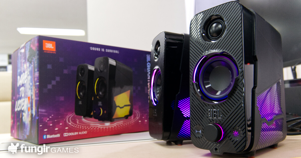 JBLの光るゲーミングスピーカー！見た目も音も大満足な「JBL Quantum