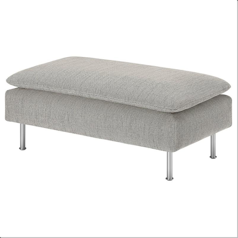 SODERHAMN ソーデルハムン オットマン - トネルード グレー 93x52cm