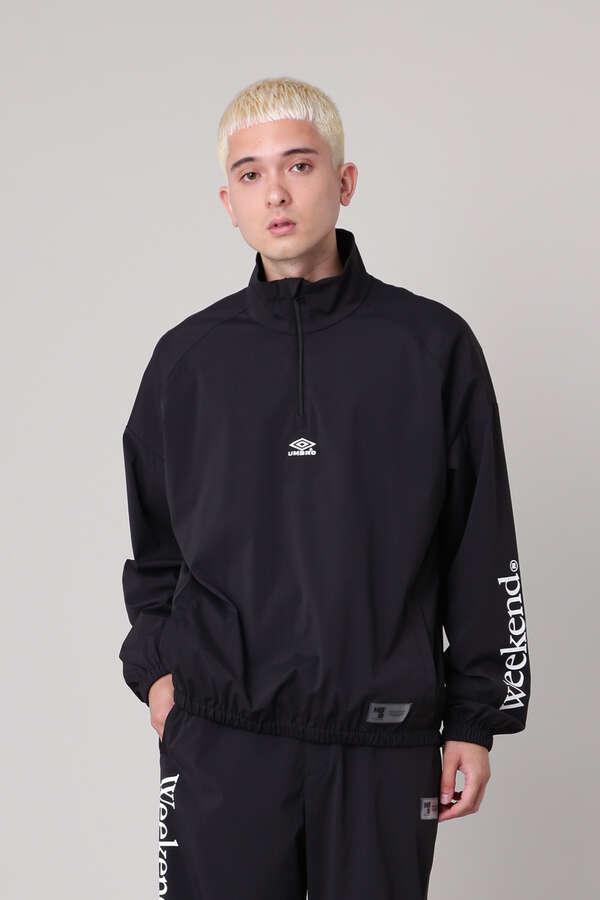 新品別注NBB WEEKEND UMBRO ハーフジップ ピステジャケット