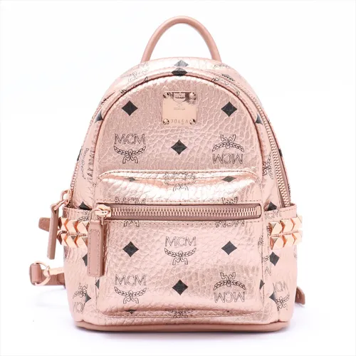 MCM レザー リュック ピンクゴールド Aランクの買取実績価格