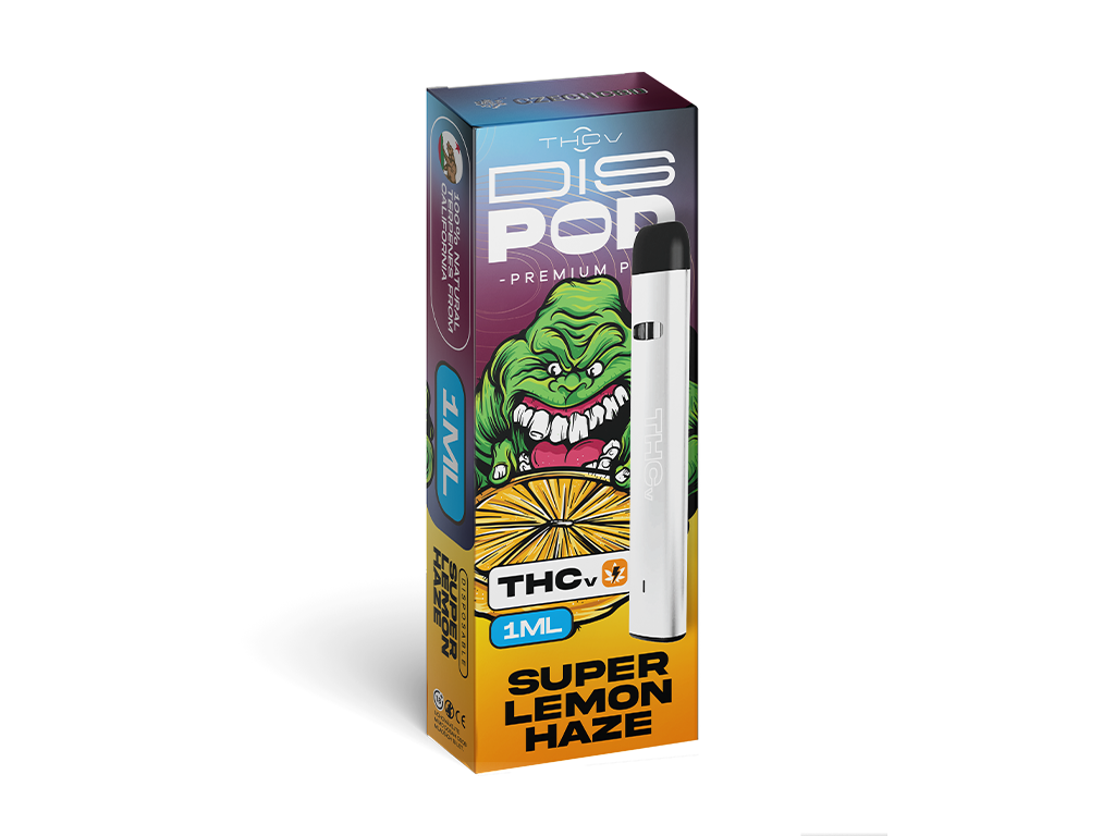 Premium THCv disPOD Super Lemon Haze 1ml | czech-cbd.cz