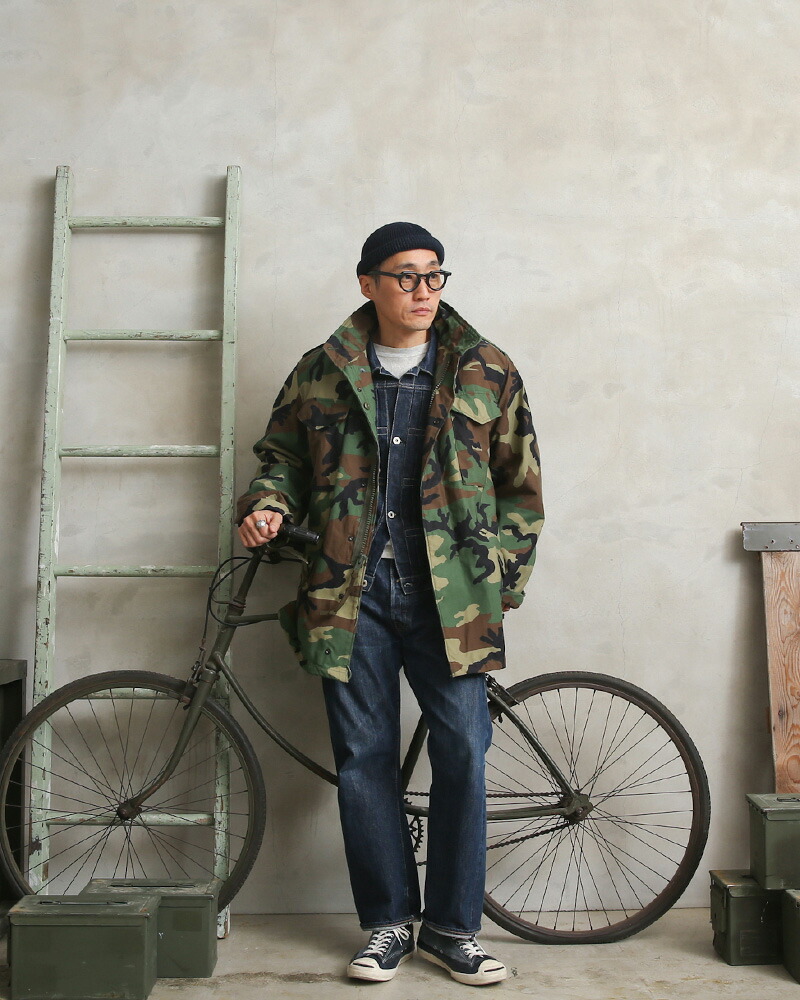 楽天市場】☆実物 USED 米軍 M-65 フィールドジャケット WOODLAND