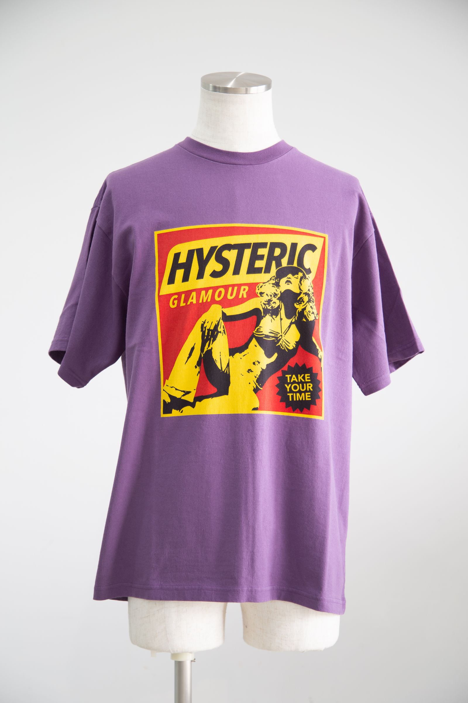 HYSTERIC GLAMOUR - TAKE YOUR TIME Tシャツ / ブラック | Tempt