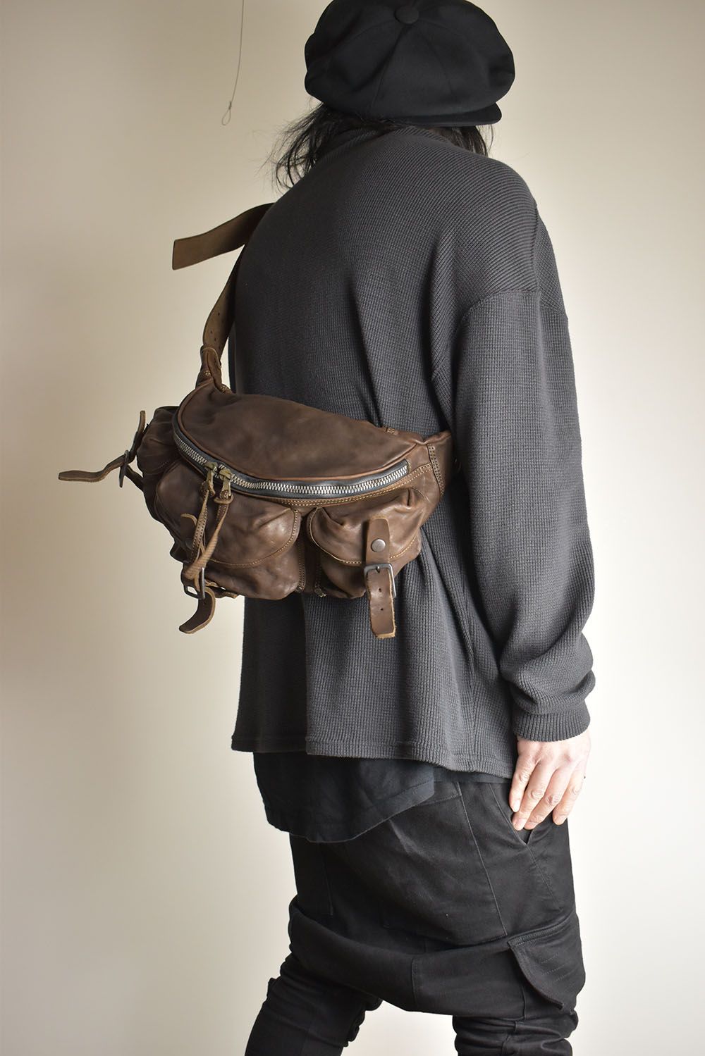 ISAMU KATAYAMA BACKLASH - Double Shoulder 3Pin Belt Waist/Shoulder