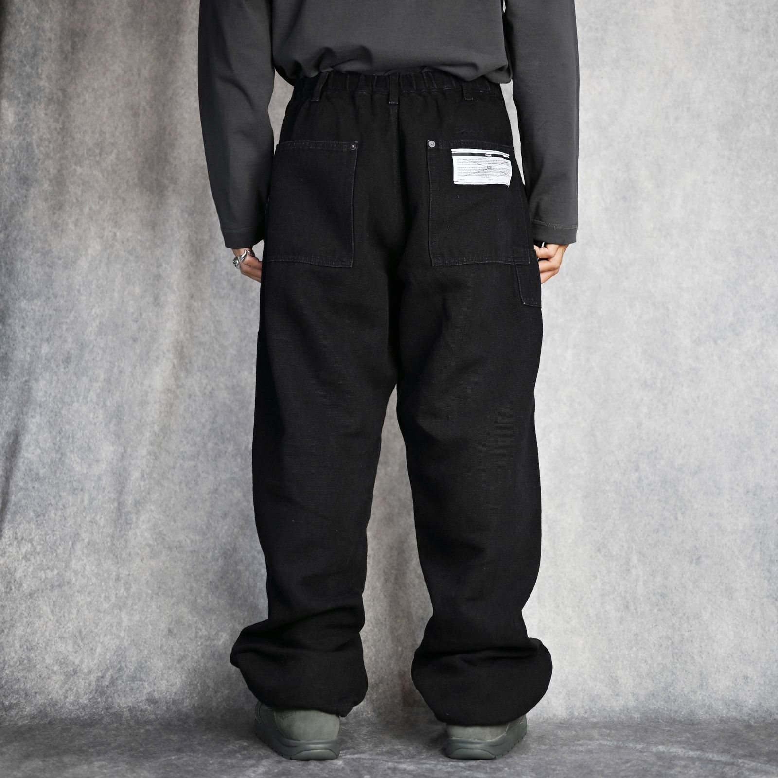N.HOOLYWOOD - WORK PANTS (BLACK) - ワークパンツ （ブラック） C