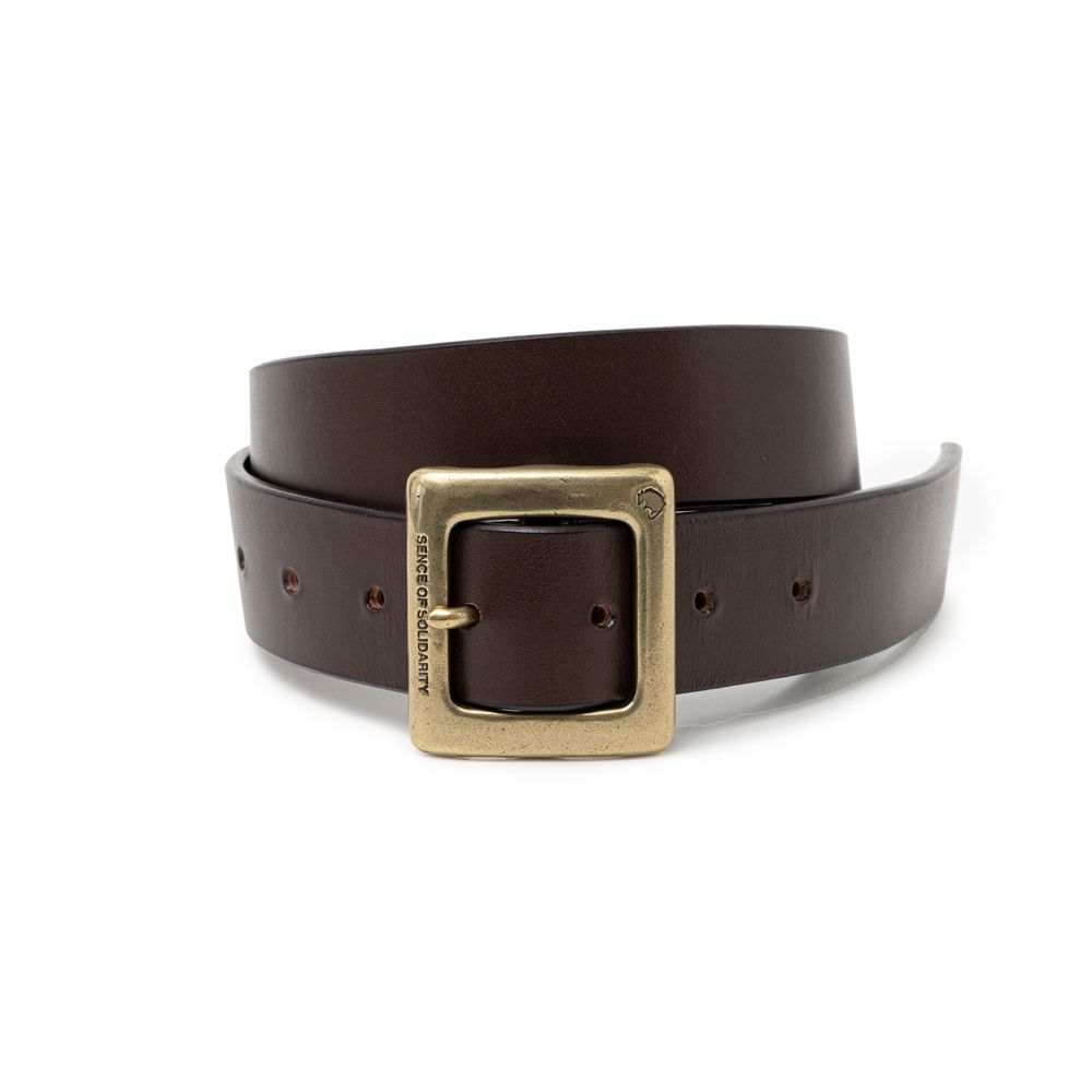 RATS - LEATHER BELT - BLACK × BLACK / レザーベルト / 25'RA-0214