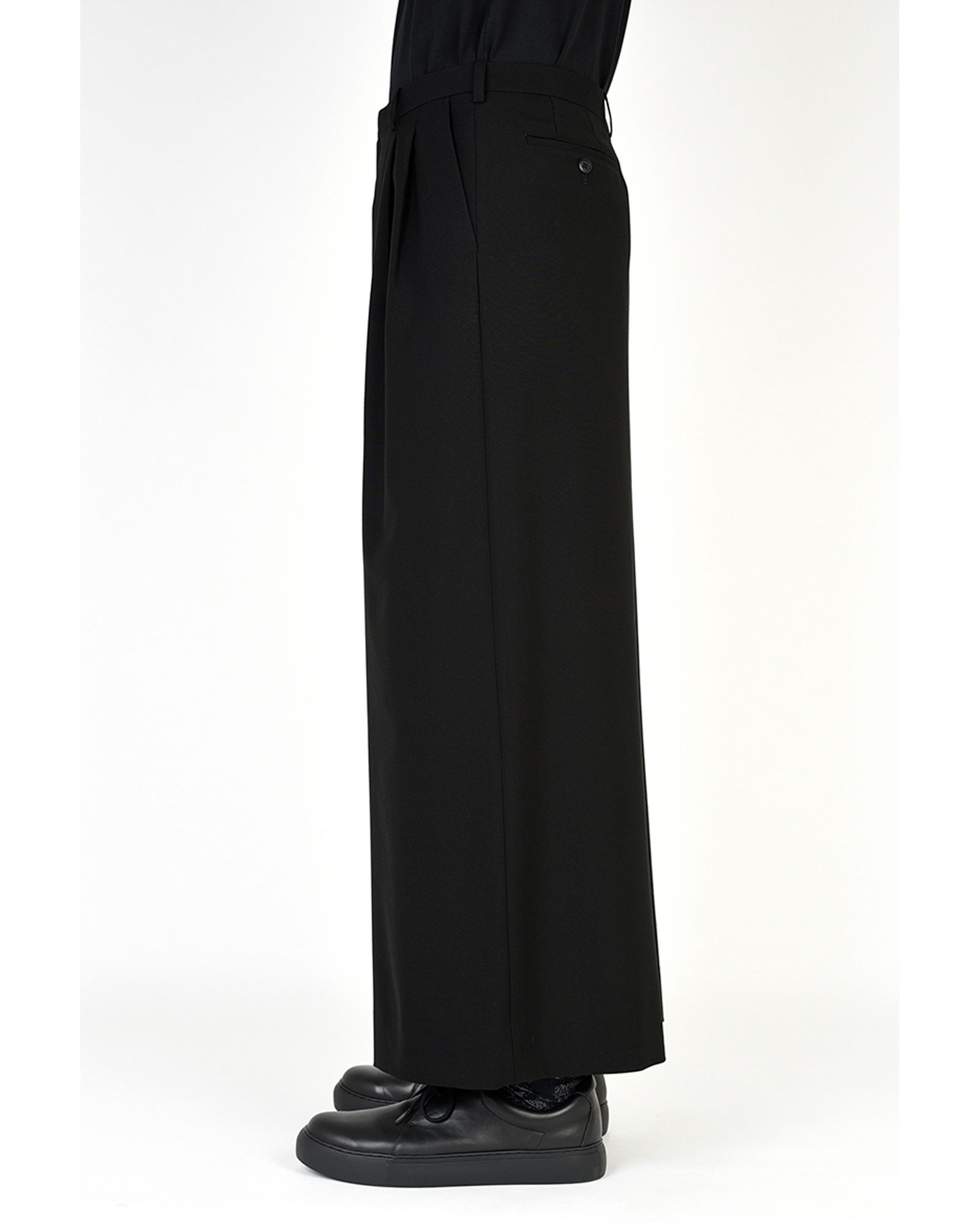 LAD MUSICIAN - 2Tuck Wide Slacks | fakejam