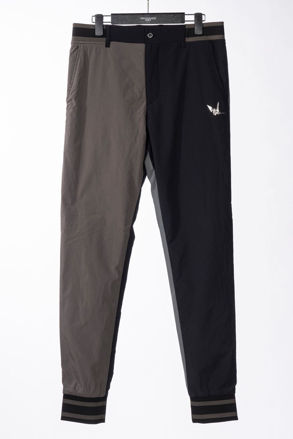1PIU1UGUALE3 GOLF - CRAZY RIB PANTS / ロゴ クレイジーパターン