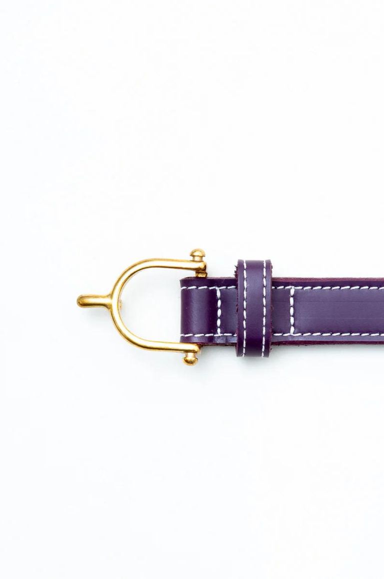 TORY LEATHER - 1 SPUR BUCKLES BELT 3005 / ワンシュプールバックル
