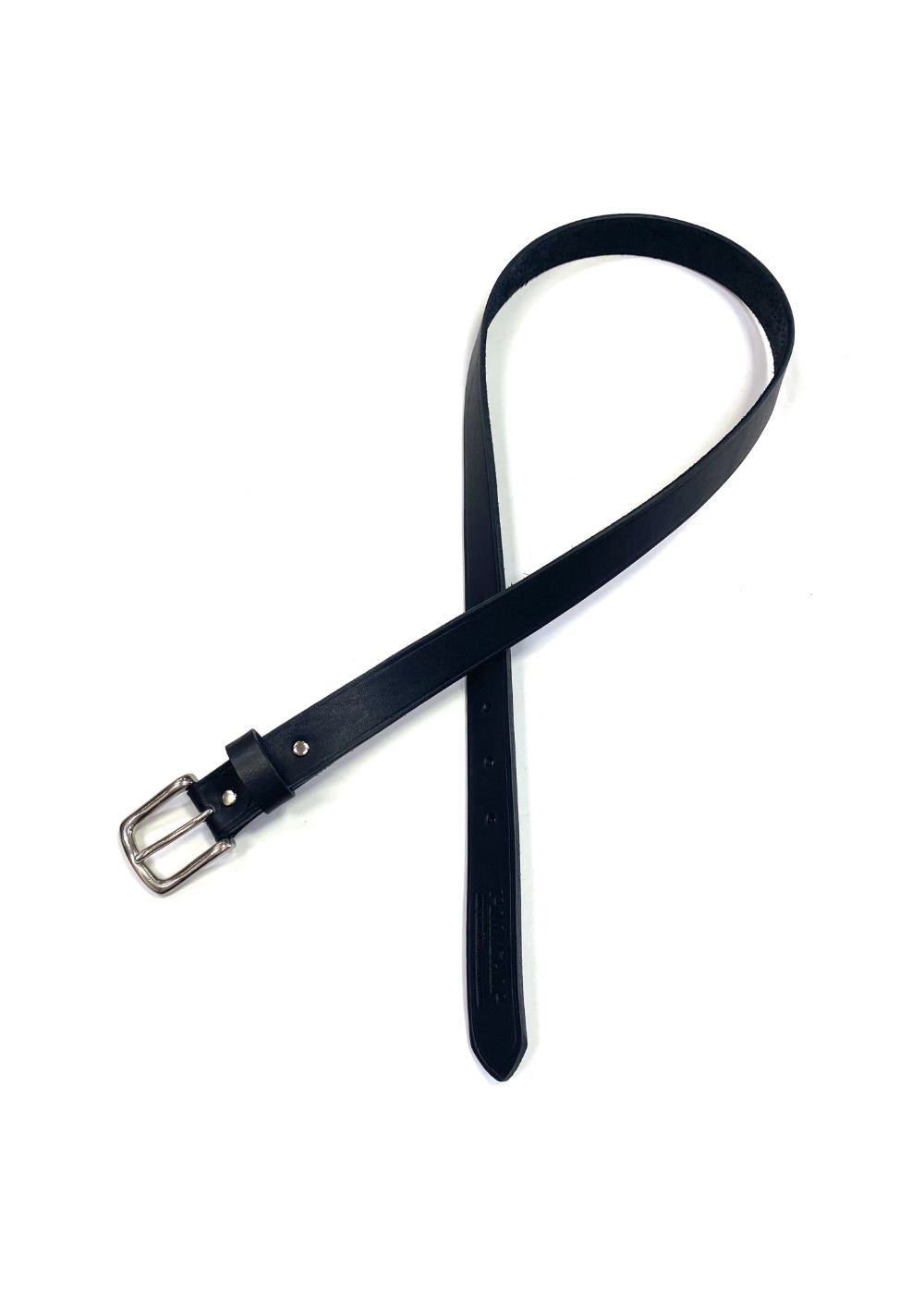 PORKCHOP GARAGE SUPPLY - LEATER BELT (CAMEL) / レザー ナロー