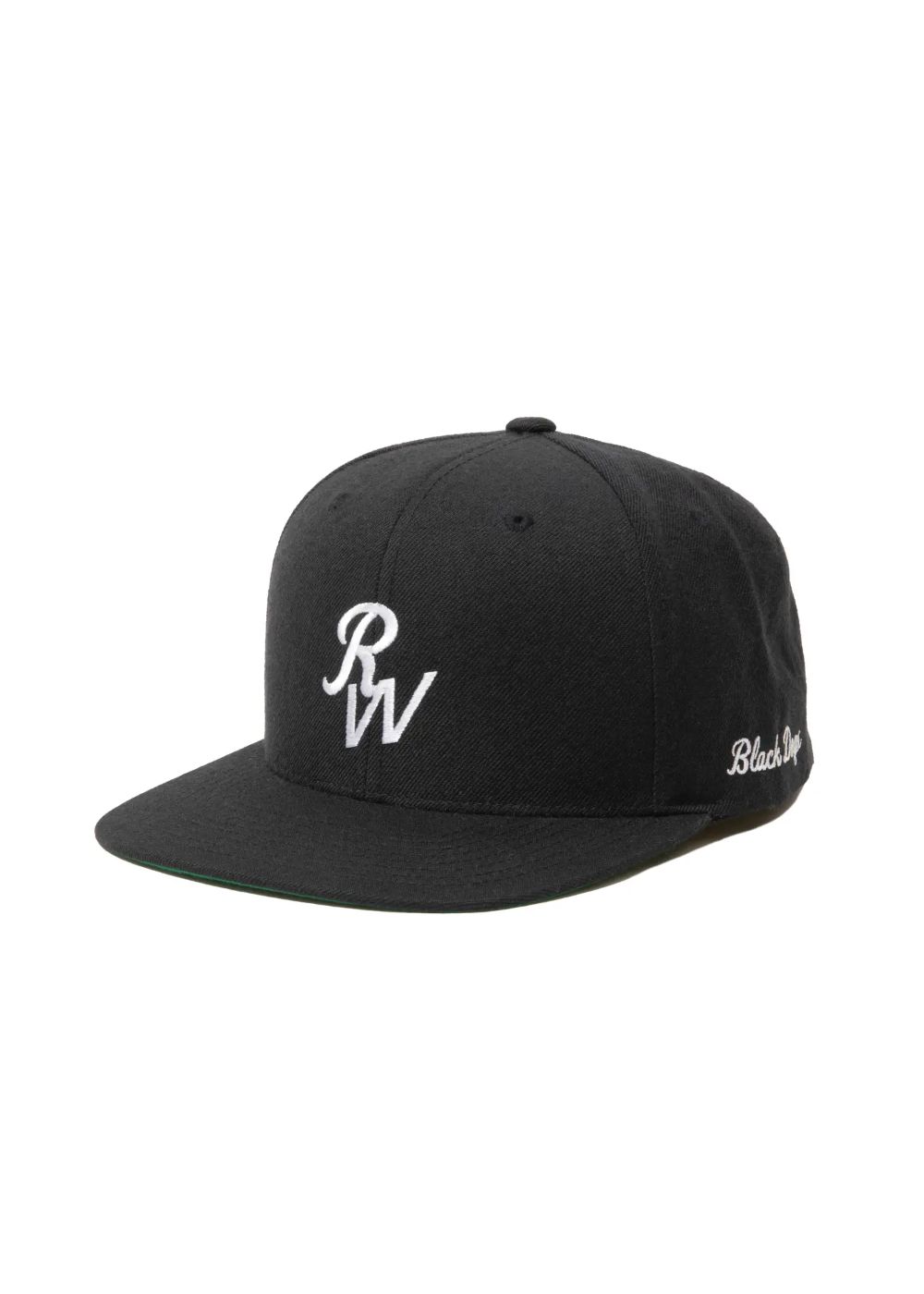 ROTTWEILER - RW CAP (BLACK) / ロゴ刺繍 ベースボールキャップ