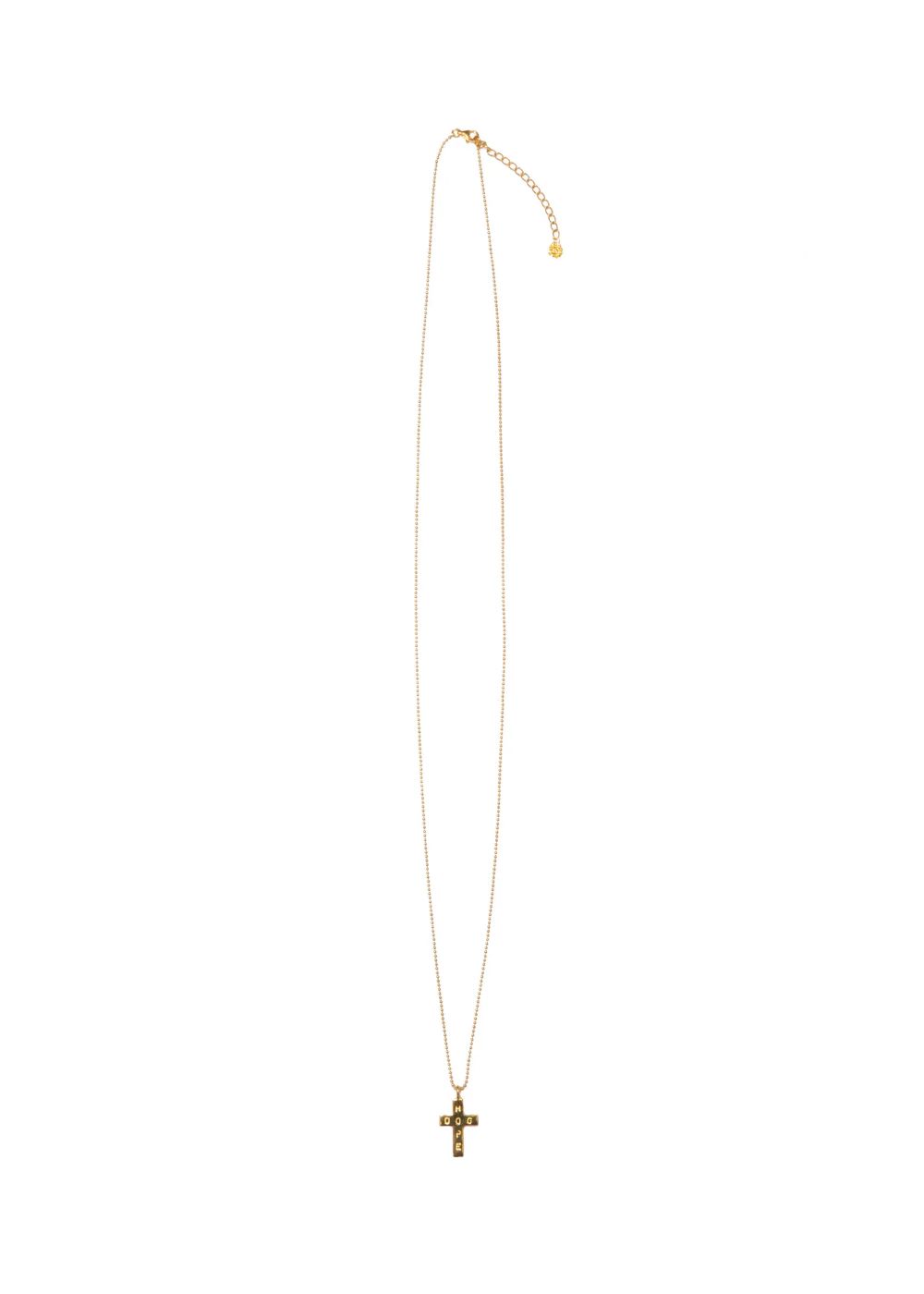 ROTTWEILER - LONG DOG CHAIN ROSARIO (GOLD) / ドッグ チェーン