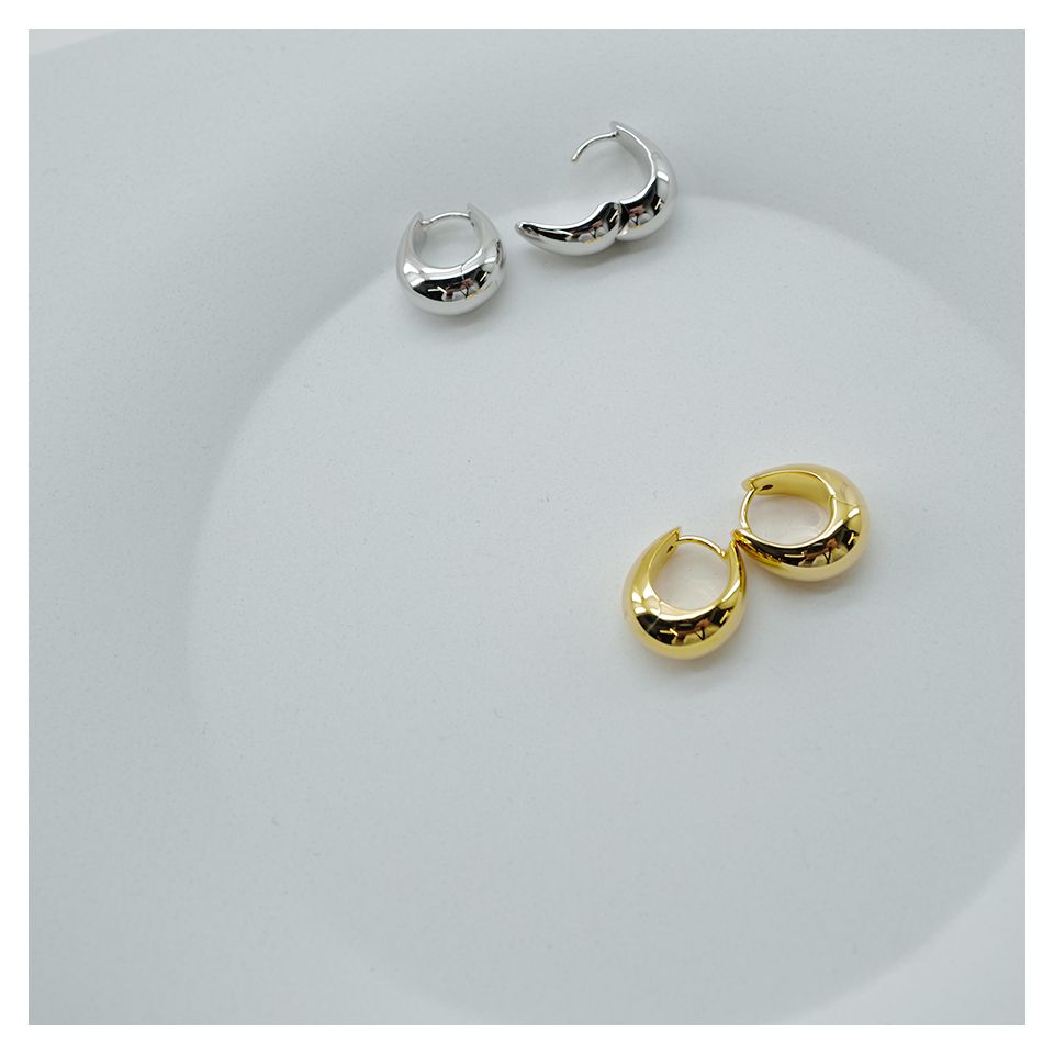 TOMWOOD - Ice Hoop Small ピアス GOLD | River