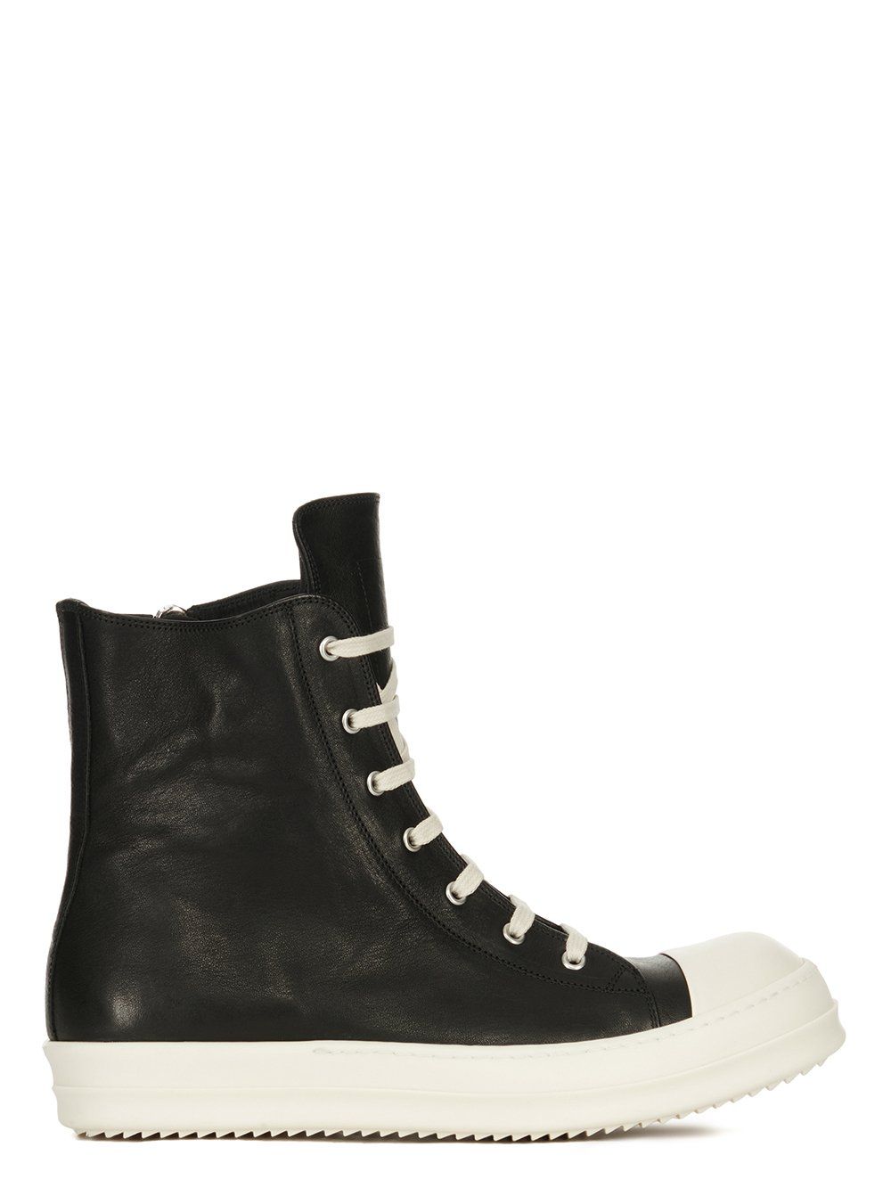 RICK OWENS - 【26SS】カーフレザー ハイカット スニーカー ラモーンズ