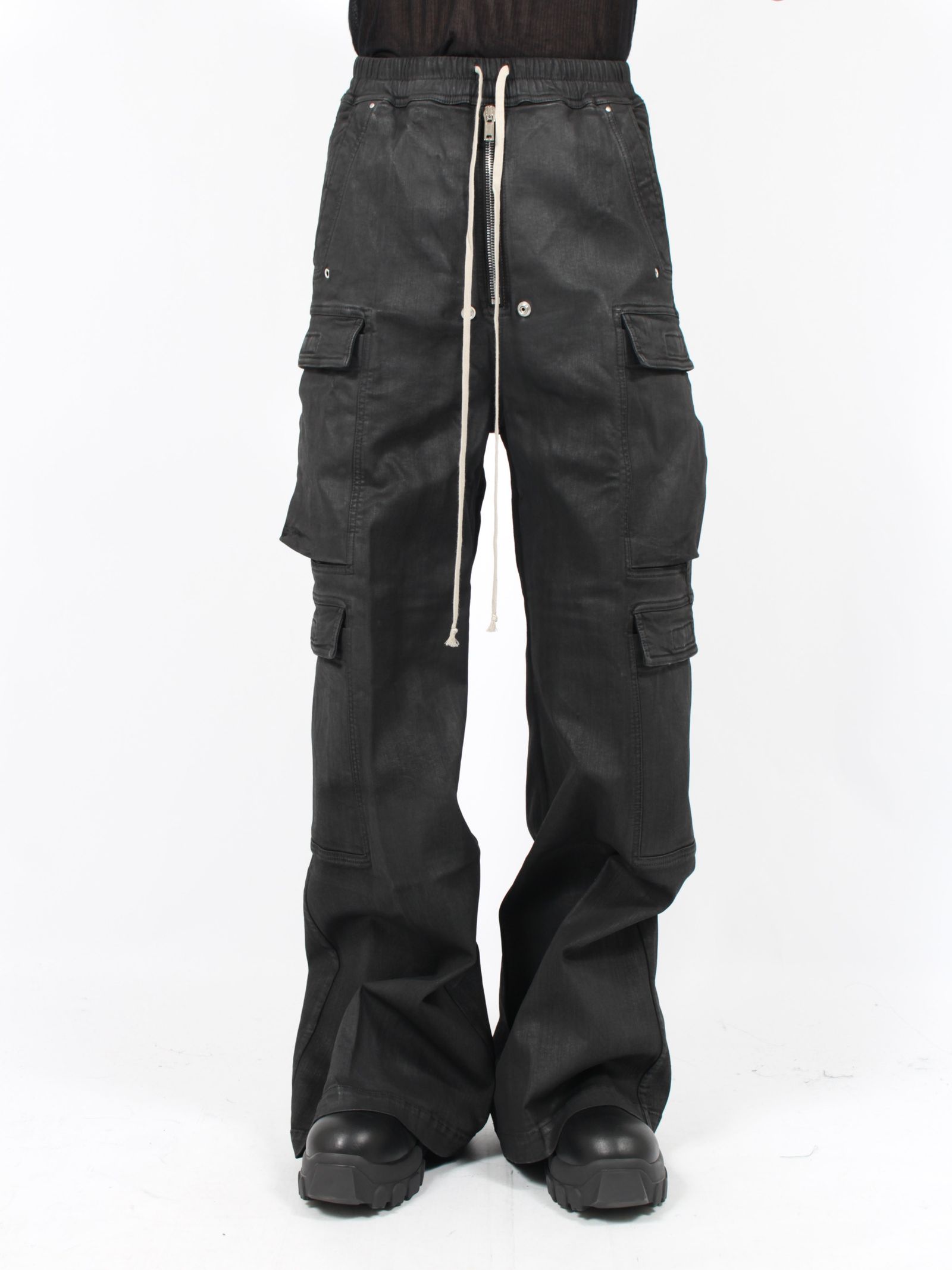 RICK OWENS DRKSHDW - 【25SS】ダブル カーゴ ジャンボ ベラパンツ