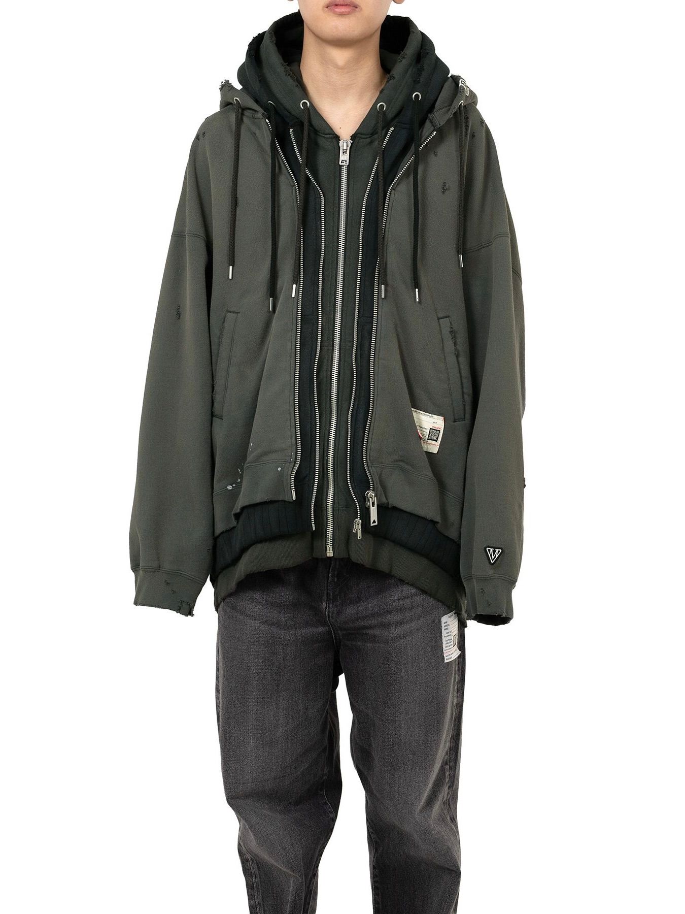 Maison MIHARA YASUHIRO - 【25AW】トリプル レイヤード パーカー