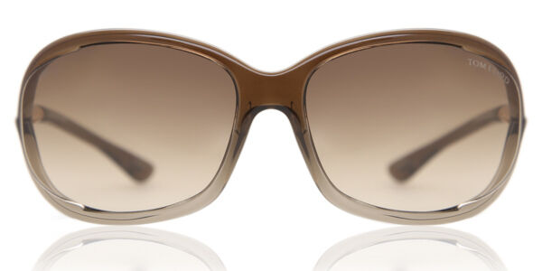 Tom Ford FT0008 JENNIFER 38F Gradient Brown Eyeglasses