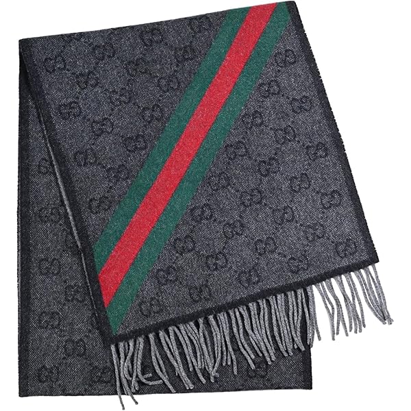 Amazon | グッチ GUCCI マフラー リバーシブル GG柄 チェック柄 ウール