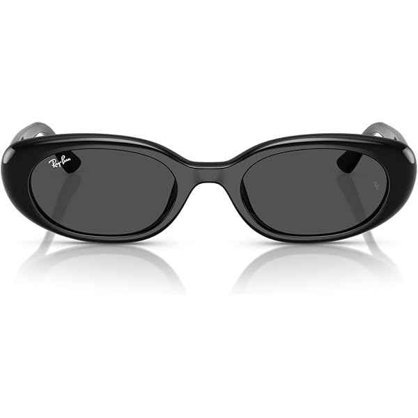 Amazon.com: Ray-Ban RB4436D Sunglasses, Black/Dark Grey, 55 mm